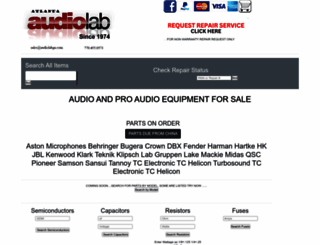 audiolabga.com screenshot