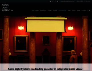 audiolightsystems.com screenshot
