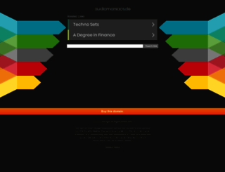audiomaniacs.de screenshot