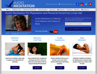 audiomeditation.co.uk screenshot