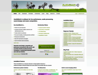 audiomulch.com screenshot