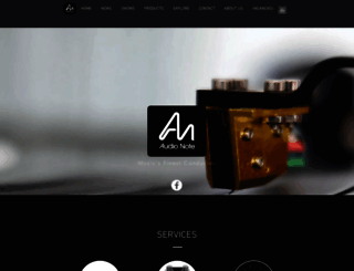 audionote.co.uk screenshot