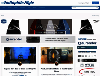 audiophilestyle.com screenshot