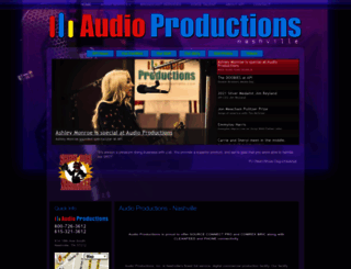 audioproductions.com screenshot