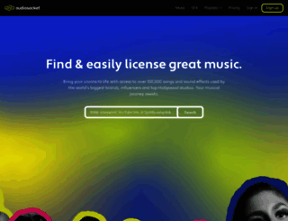 audiosocket.com screenshot