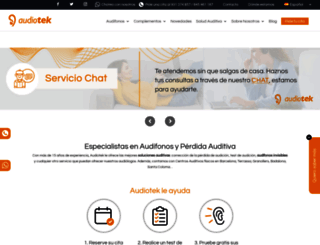 audiotek.es screenshot