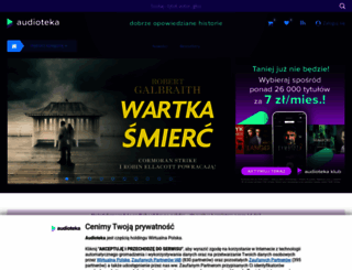 audioteka.pl screenshot