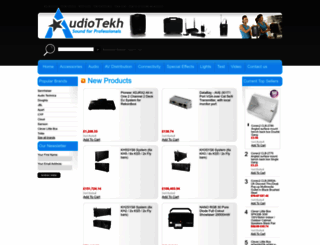 audiotekh.co.uk screenshot