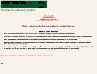 audiotheater.com screenshot