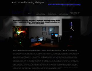 audiovideorecordingmichigan.com screenshot