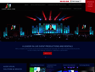 audiovisualone.com screenshot