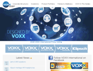 audiovox.com screenshot