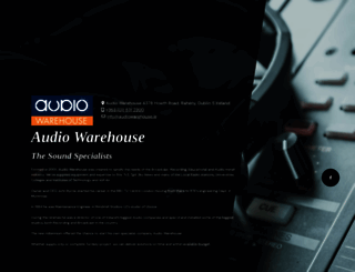 audiowarehouse.ie screenshot