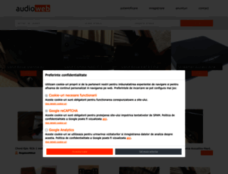 audioweb.ro screenshot