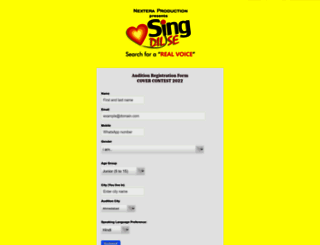 auditionsinfo.com screenshot