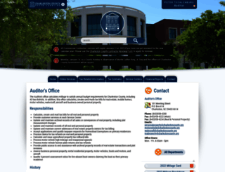 auditor.charlestoncounty.org screenshot
