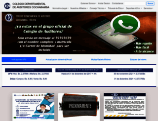 auditores.org.bo screenshot