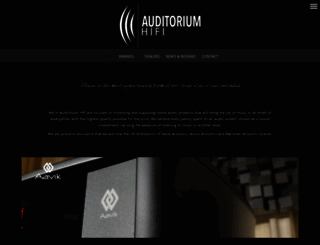 auditoriumhifi.co.uk screenshot