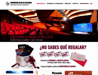 auditoriumpalma.com screenshot