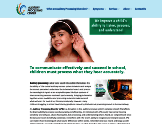 auditorycenter.com screenshot