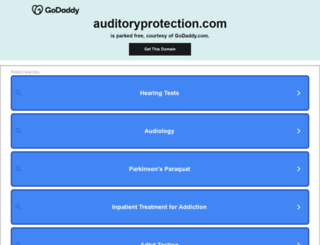 auditoryprotection.com screenshot