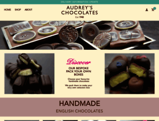 audreyschocolates.co.uk screenshot