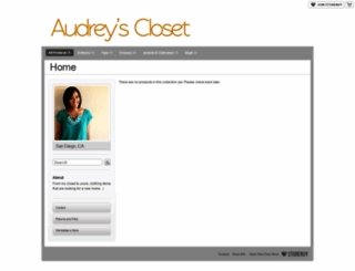 audreyscloset.storenvy.com screenshot