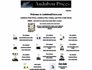 audubonprices.com screenshot