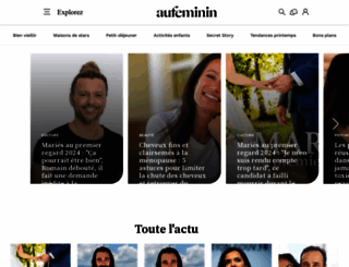 aufeminin.com screenshot
