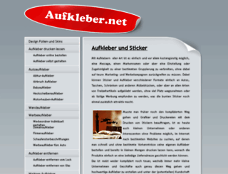 aufkleber.net screenshot