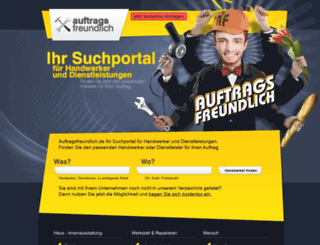 auftragsfreundlich.de screenshot
