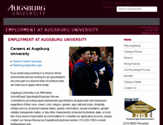 augsburg.interviewexchange.com screenshot