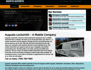 augustalocksmith.net screenshot