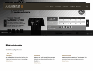 augustfirst.de screenshot