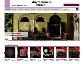 auktionshaus-franke.de screenshot