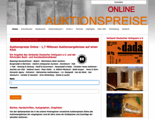 auktionspreise-online.de screenshot