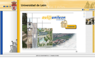 aula.unileon.es screenshot