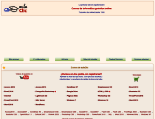 aulaclic.net screenshot