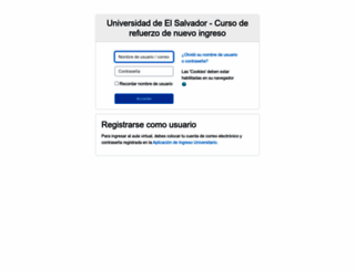 aulacn.ues.edu.sv screenshot