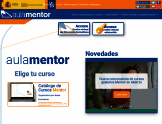 aulamentor.es screenshot