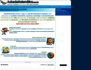 aulasdematematica.com.br screenshot