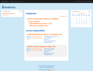 aulavirtual.maristas.edu.mx screenshot