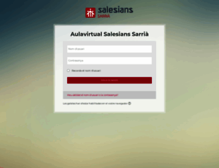 aulavirtual.salesianssarria.com screenshot