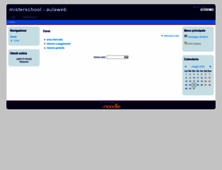 aulaweb.misterschool.net screenshot