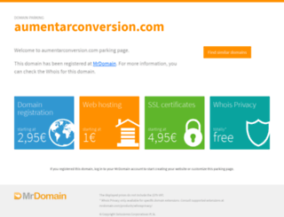 aumentarconversion.com screenshot