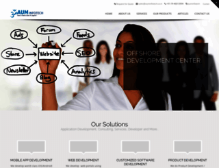 auminfotech.co.in screenshot