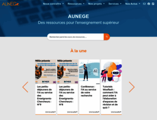 aunege.fr screenshot