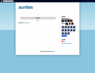 aunties-unlimited.blogspot.com screenshot