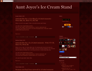auntjoycesicecreamstand.blogspot.com screenshot