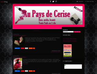 aupaysdecerise.over-blog.com screenshot